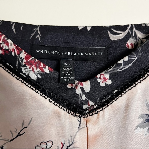 ✨NEW!✨ WHITE HOUSE BLACK MARKET Women’s Floral Camisole - XS - Picture 3 of 8